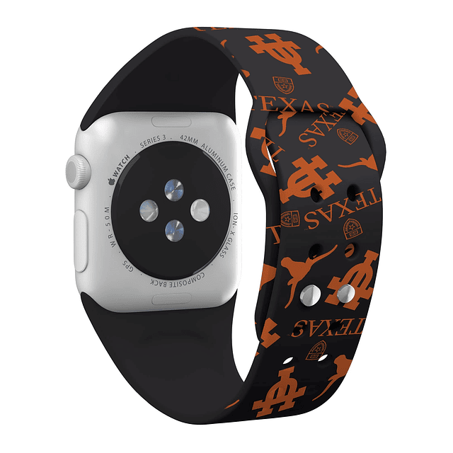 Texas Longhorns HD Correa de reloj compatible con Apple Watc