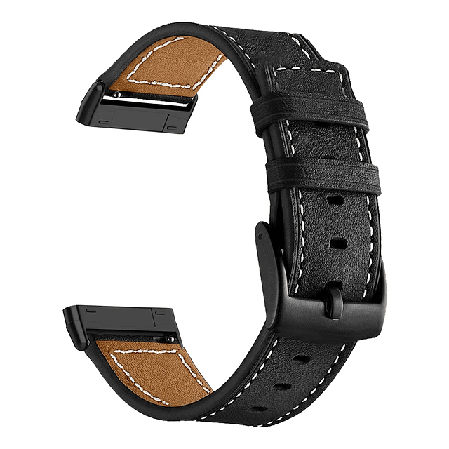 Correa de cuero compatible con Fitbit Sense/Versa 3 bandas,