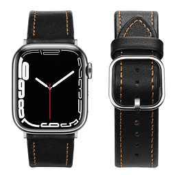 Correas de cuero compatibles con Apple Watch Band 49 mm, 45