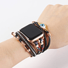 Elegante pulsera de cuero compatible con Apple Watch Band de