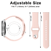 Paquete de 3 bandas de silicona para Samsung Galaxy Watch Ac