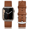 Correa de Cuero Compatible con Apple Watch 42 mm 44 mm 45 mm