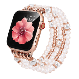 Pulsera de cuentas compatible con correas de Apple Watch de