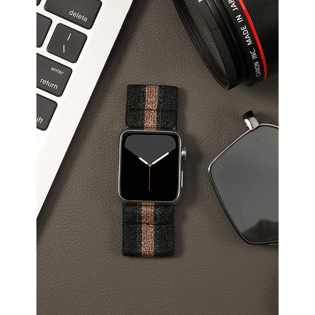 Banda elástica compatible con Apple Watch Band Scrunchies St