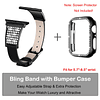 Bling Band con estuche compatible con Apple Watch Band 41 mm