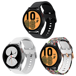 Bandas deportivas de 20 mm para Samsung Galaxy Watch 6 5 4 B