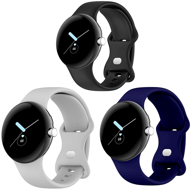 Slicone Band para Google Pixel Watch, suave impermeable depo