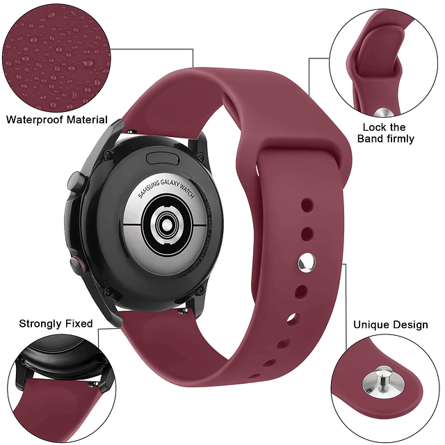 Bandas para Samsung Galaxy Watch 3 Band 41 mm Mujeres Hombre