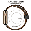 Para Apple Watch Band 41 mm 40 mm 38 mm, enlace magnético de