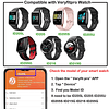 Bandas navideñas compatibles con reloj inteligente ID205L de