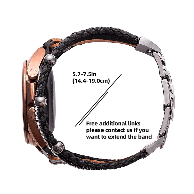 Compatible con Samsung Galaxy Watch 7/FE/6/5/4/3 Band/40 mm