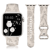 Correa con grabado floral compatible con Apple Watch Band de