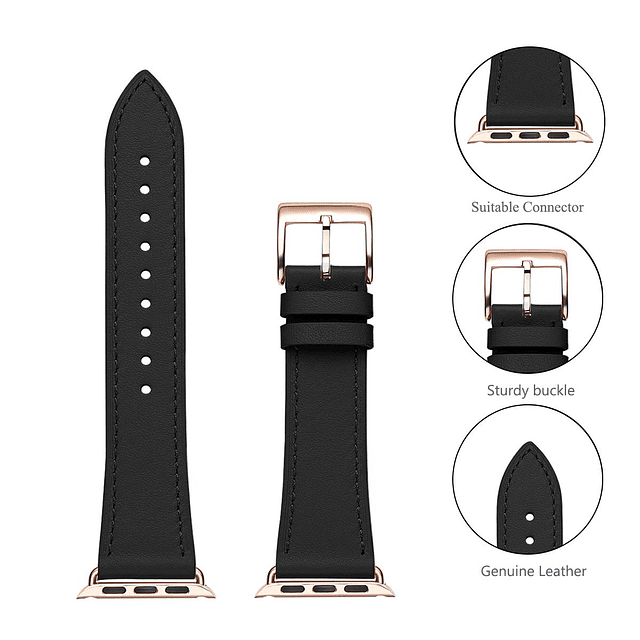 Bandas compatibles con Apple Watch Band 38 mm, 40 mm, 41 mm,