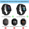 Bandas de cuero compatibles con Fitbit Versa 4 bandas/Fitbit