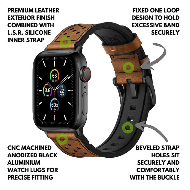 Compatible con Apple Watch Band 49 mm, 45 mm, 44 mm, 42 mm,