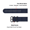 Correas de reloj de nailon de 0.866 in compatibles con Fossi