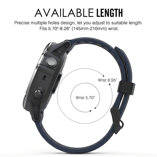 Band Compatible con Garmin Fenix ​​3/Fenix ​​5X, [4PACK] Cor