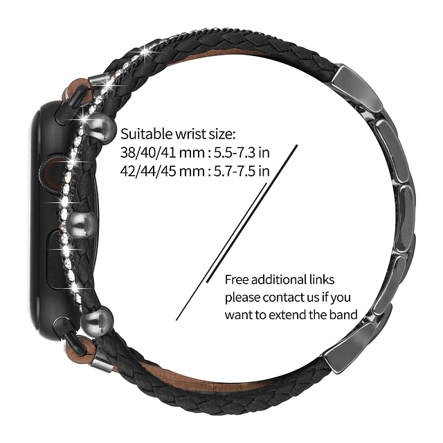 Bovipo Compatible con Apple Watch Band 44 mm 45 mm 42 mm 40