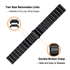 Yeejok Compatible para Fossil Gen6/5E 42 mm Bandas de Metal+