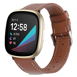 Bandas de cuero compatibles con Fitbit Versa 3/Fitbit Sense