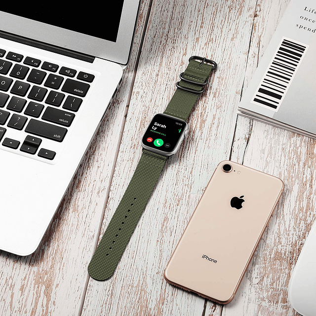 Band compatible con Apple Watch 49 mm, 45 mm, 44 mm, 42 mm i