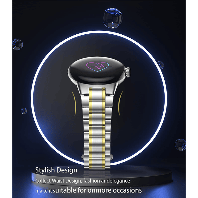 Bandas de acero inoxidable compatibles con Google Pixel Watc