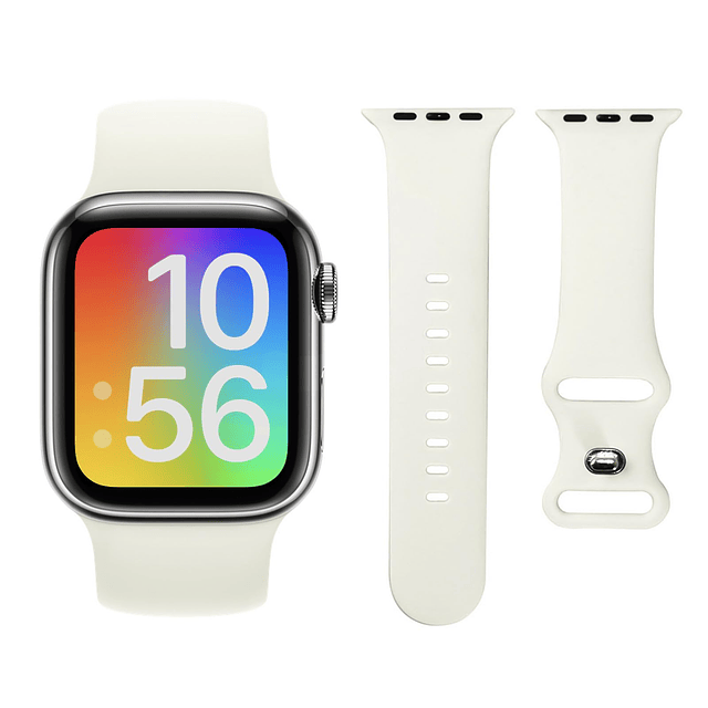 Correa deportiva de silicona para Apple Watch para niños, re