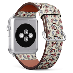 Compatible con Apple Watch (grande 42 mm/44 mm) Series 1,2,3