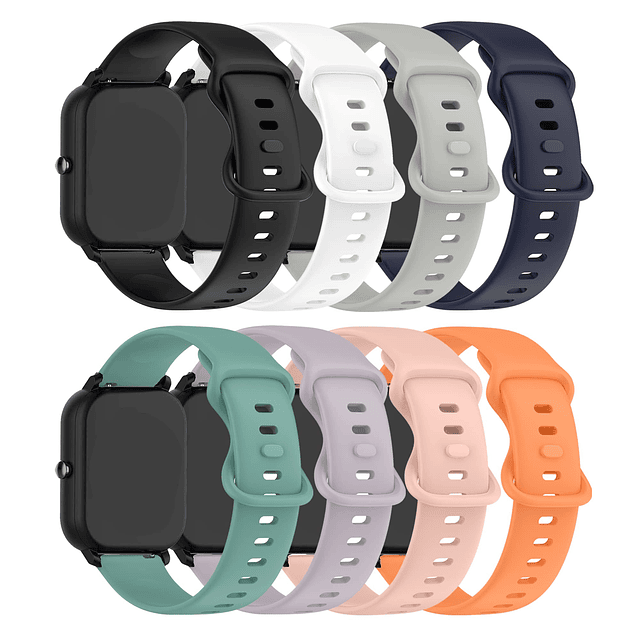 Paquete de 8 bandas compatibles con Wyze Watch de 47 mm, acc