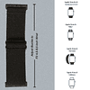 Correa ajustable de serie ultra ancha para Apple Watch Band