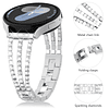 Compatible con Samsung Galaxy Watch 7 6 5 4 FE Band 40mm 44m