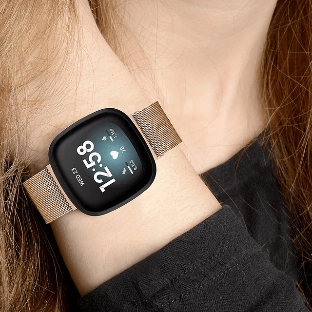 compatible con bandas Fitbit Versa 3/Fitbit Sense para mujer