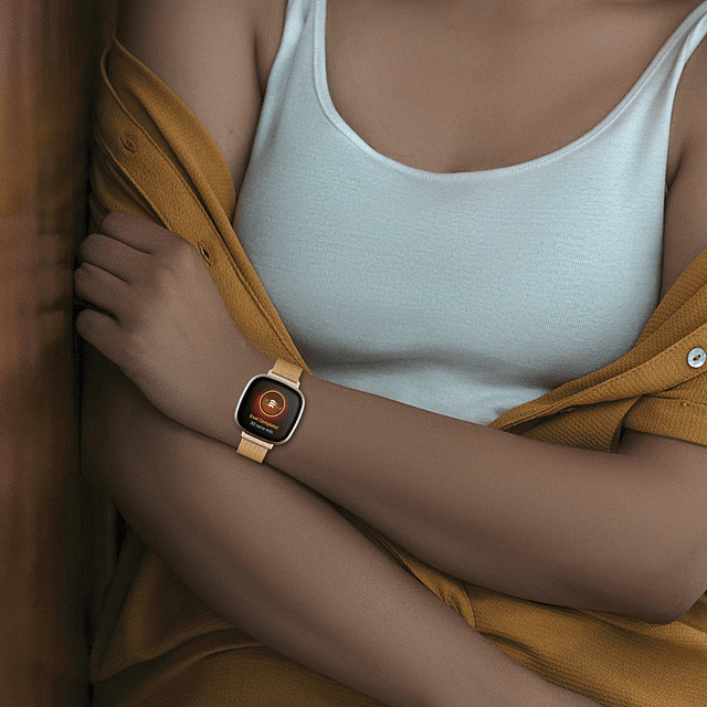 compatible con bandas Fitbit Versa 3/Fitbit Sense para mujer