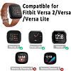 Correa de cuero para Fitbit Versa 2 bandas mujeres hombres,