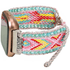 Correa de nailon trenzado retro boho compatible con Fitbit V