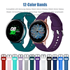 12 bandas de colores compatibles con Samsung Galaxy Watch 4/