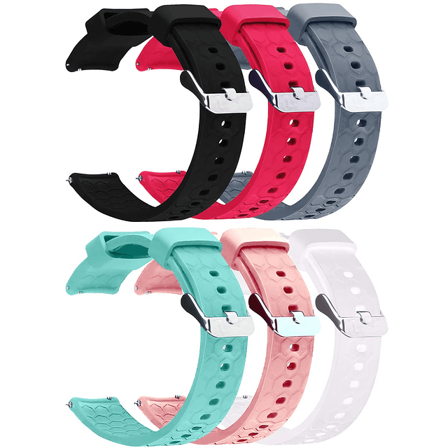 Paquete de 6 bandas compatibles con FITVII H86/HM68 Fitness