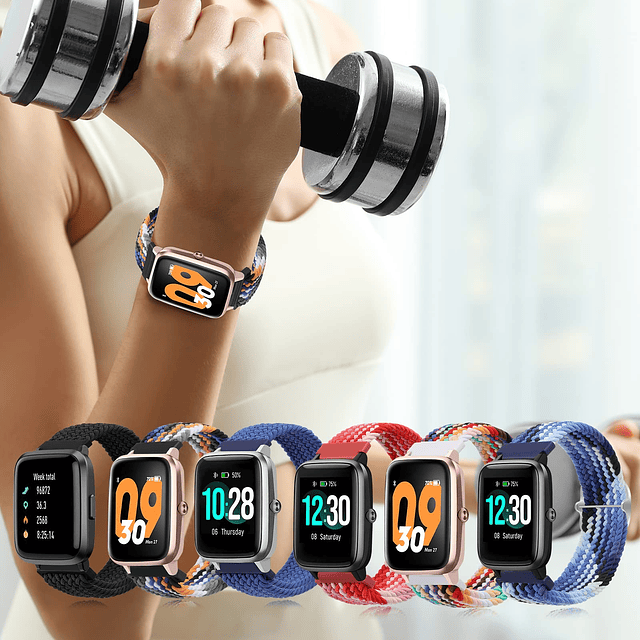 Bandas elásticas trenzadas compatibles con reloj Veryfitpro