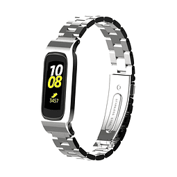 Correa de reloj de metal compatible con Samsung Galaxy Fit2