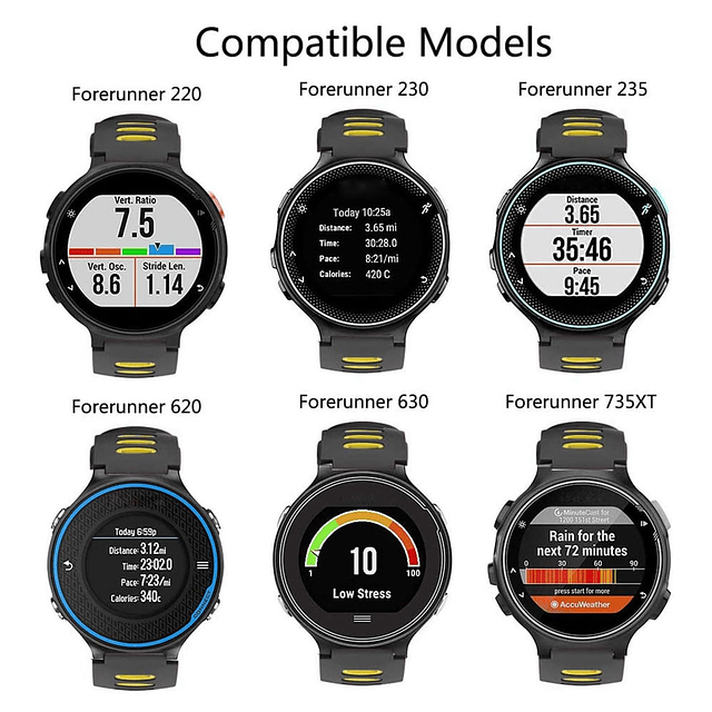 Correas de Reloj de Silicona, Correa de Reloj Impermeable pa