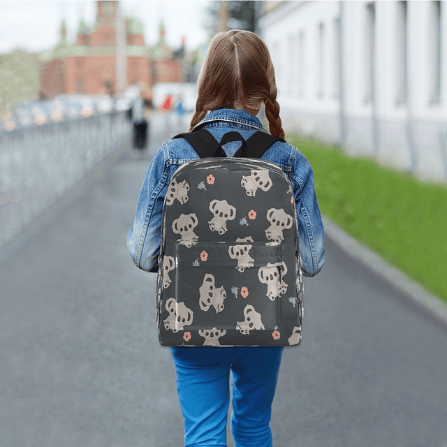 Mochila Koala para la escuela primaria, Mochila para niños M