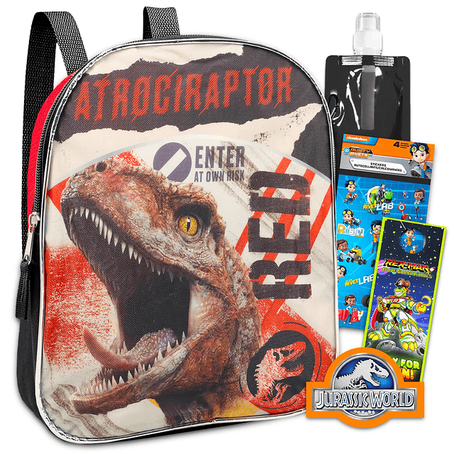 Mini mochila Jurassic World – Paquete con mochila preescolar