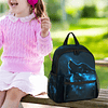 Mochila para niños pequeños con diseño de lobo galaxia, para