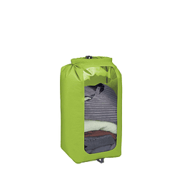 Saco seco impermeable con ventana de 35 L, Limón