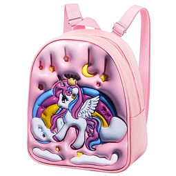 Mini mochila de unicornio para niñas de 2 a 4 años, preescol