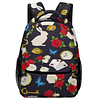 Mochila de viaje para ordenador portátil, diseño de rosas, c