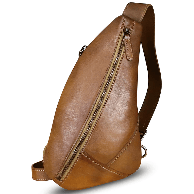 Bolso de cuero genuino para mujeres y hombres, mochila de cu