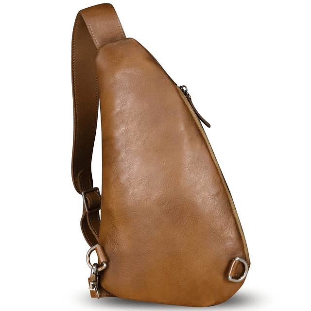 Bolso de cuero genuino para mujeres y hombres, mochila de cu