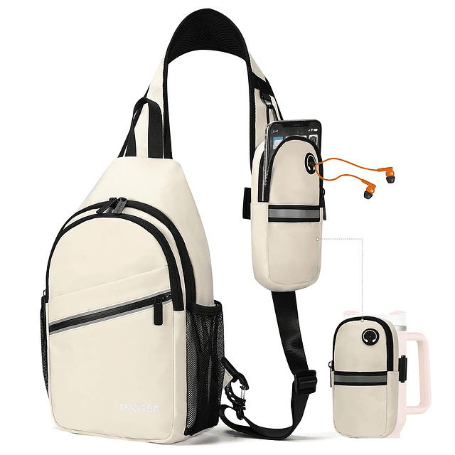 Mochila bandolera para mujer, mochila de un hombro, artículo