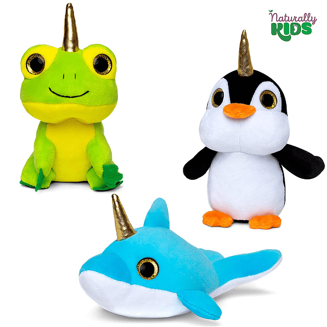 Animal de peluche de unicornio para niñas, niños, juego de 1